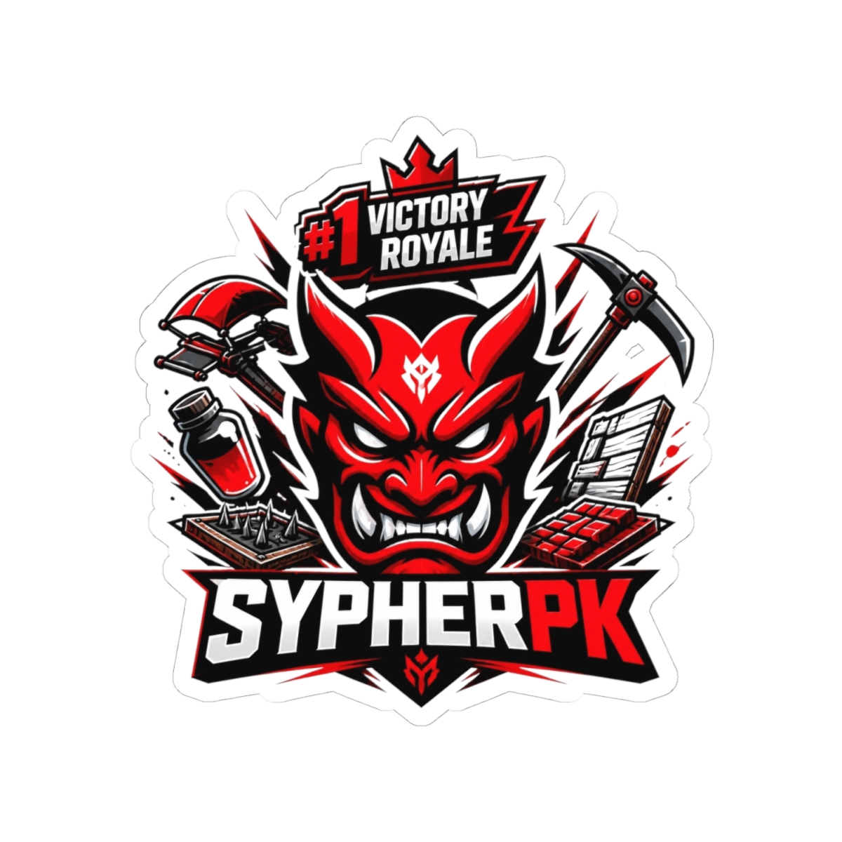 SypherPK "SypherPK" Sticker - alternate angle 2, merchandise