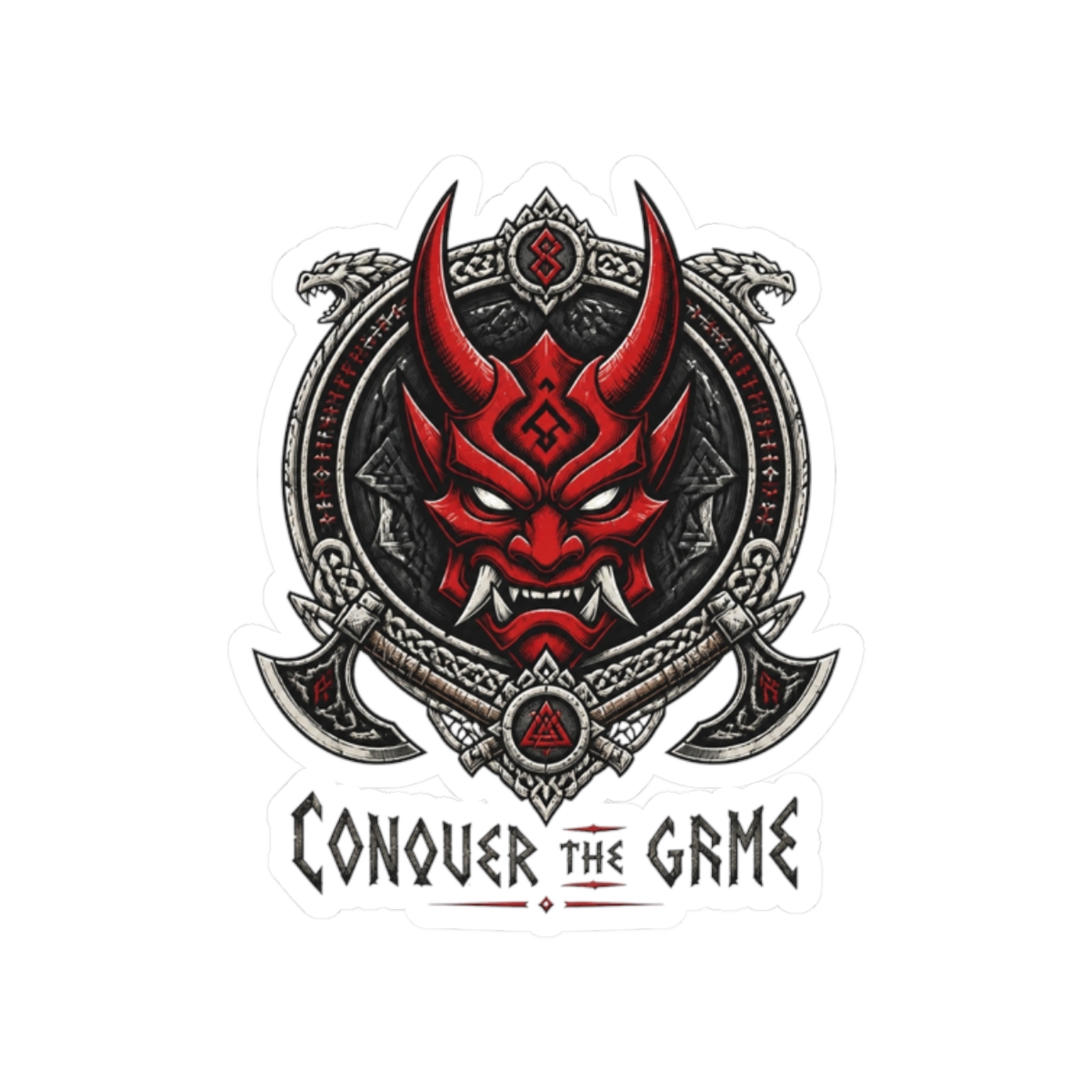 SypherPK "Conquer the Game" Sticker - Official Stickers merchandise
